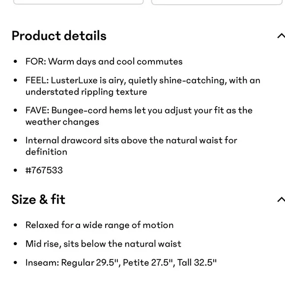 Athleta Lunar Sheen Utility Mid Rise Olive Green Women's Pants, Small - Picture 10 of 10